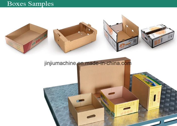 Fruit Box Making Machine (corrugated paper box) for Fruit Packaging