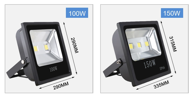 150W Outdoor LED Floodlight for Parking Lot, Garden Warm White