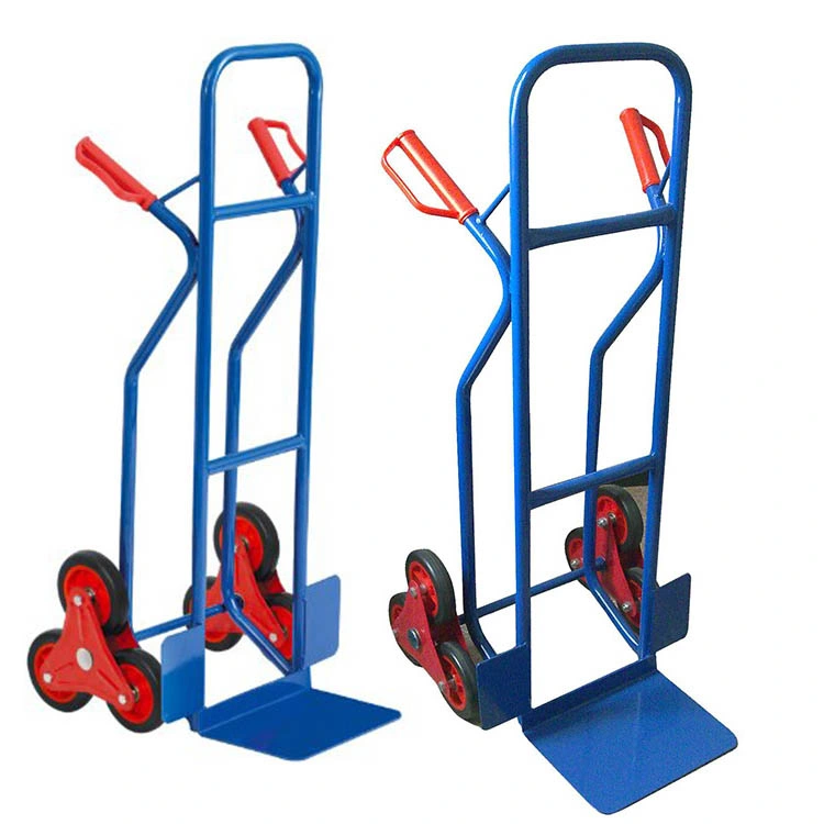 Chinese Manufacturer Aluminium Hand Trolley Six Rounds Hand Truck Sth3070