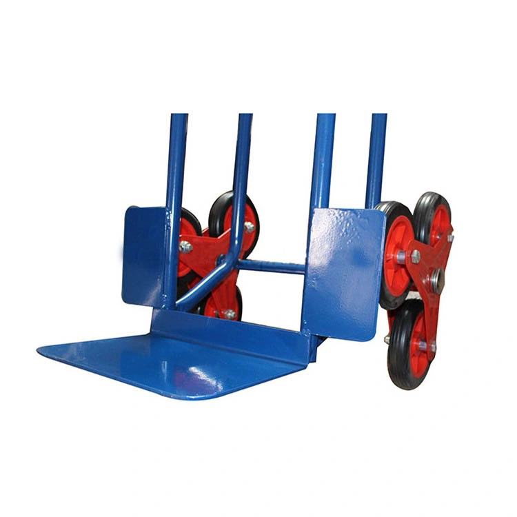Chinese Manufacturer Aluminium Hand Trolley Six Rounds Hand Truck Sth3070