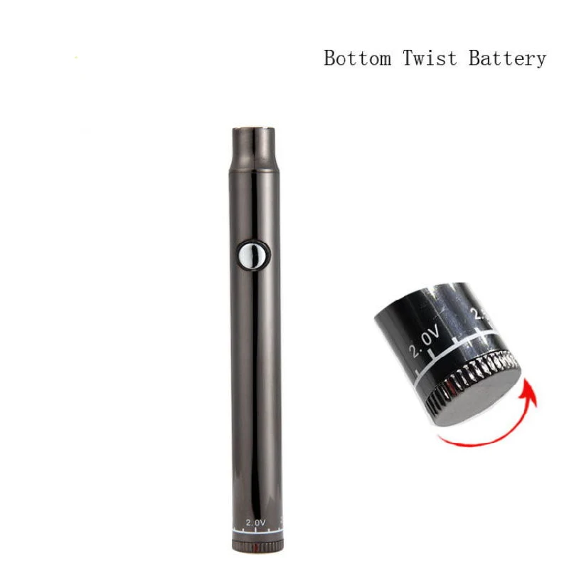 Bottom Twist 350mAh Vape Battery Preheat Cbd Battery Original Factory