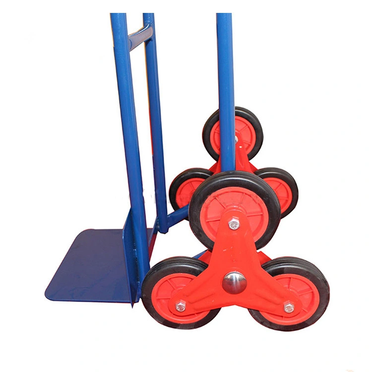 Chinese Manufacturer Aluminium Hand Trolley Six Rounds Hand Truck Sth3070