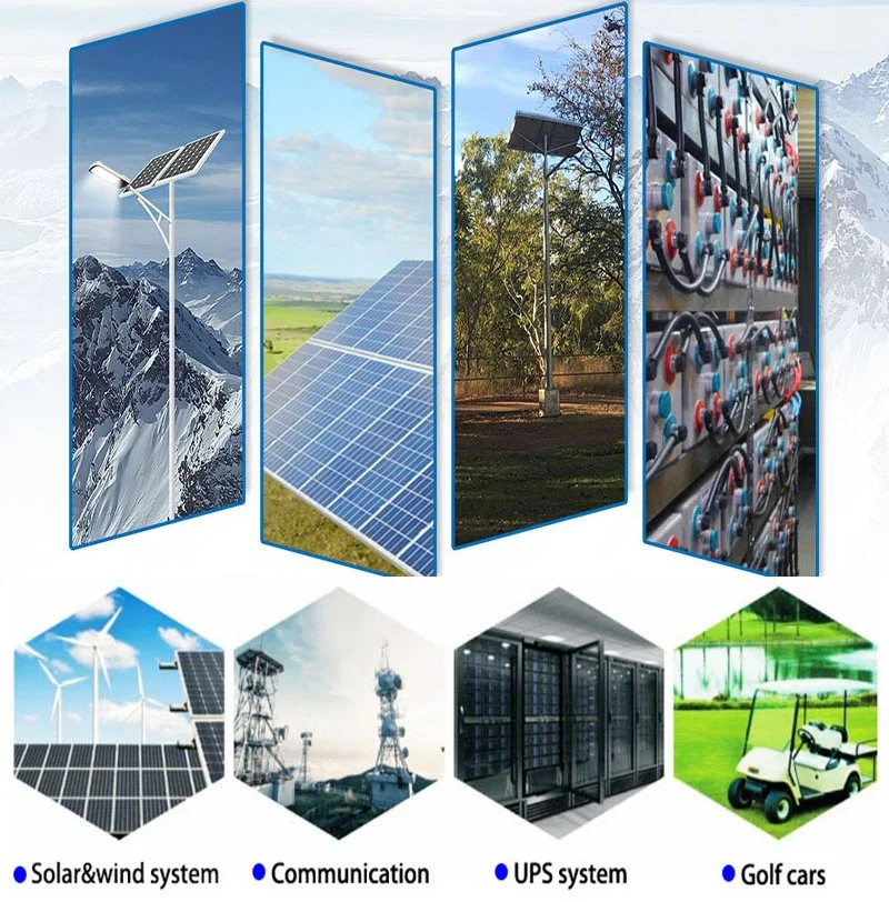 Manufacturer 12V VRLA Battery Solar Battery for Solar System Gel Battery