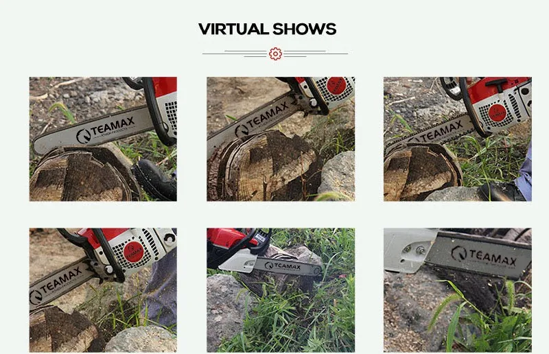 Professional Chinese Chain Saw 25.4cc Gasoline Chainsaw TM-2500