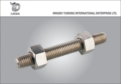 China Manufacturer Thread Rod with Two Hexagonal Nuts, 2016 Hot Sale in China