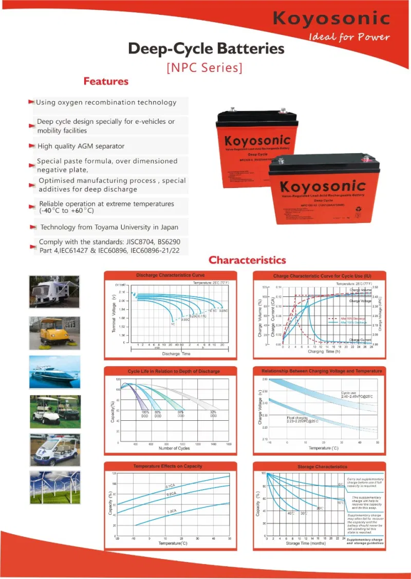 Battery Solar Power 12V 120ah Deep Cycle Battery Solar System Battery