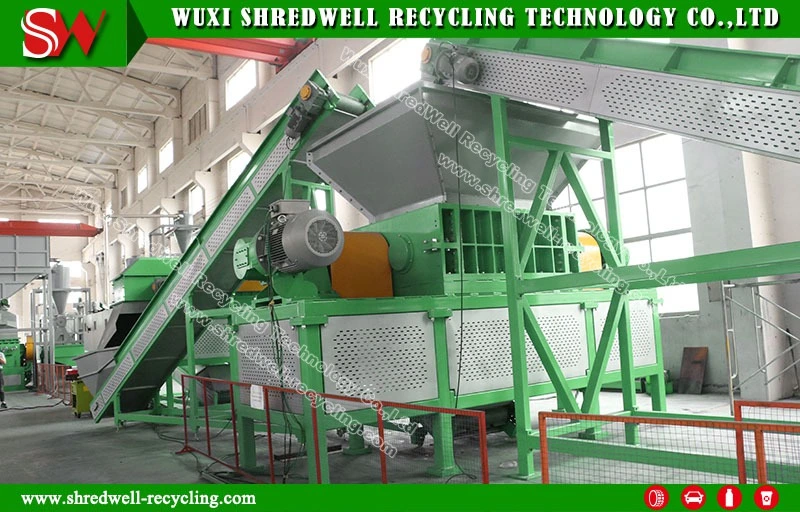 Two Shaft Scrap Metal Shredding Machine for Used Car Recycling