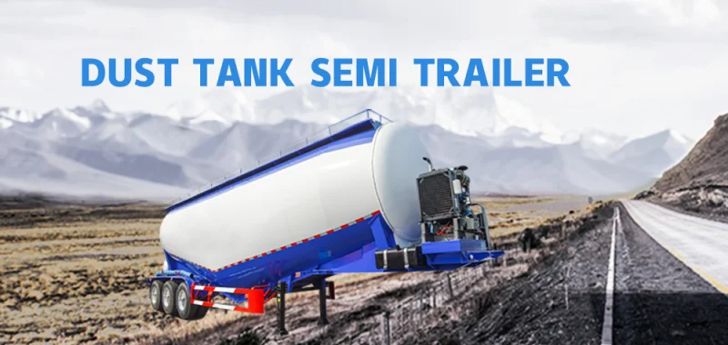 Luen 3 Axle 50tons Extendable Bulk Cement Semi Trailerstrailer