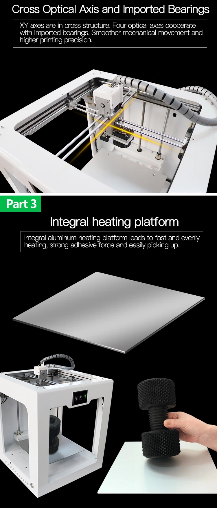 Easily Upgrade Customized Functions Extendable Best Fdm 3D Printer
