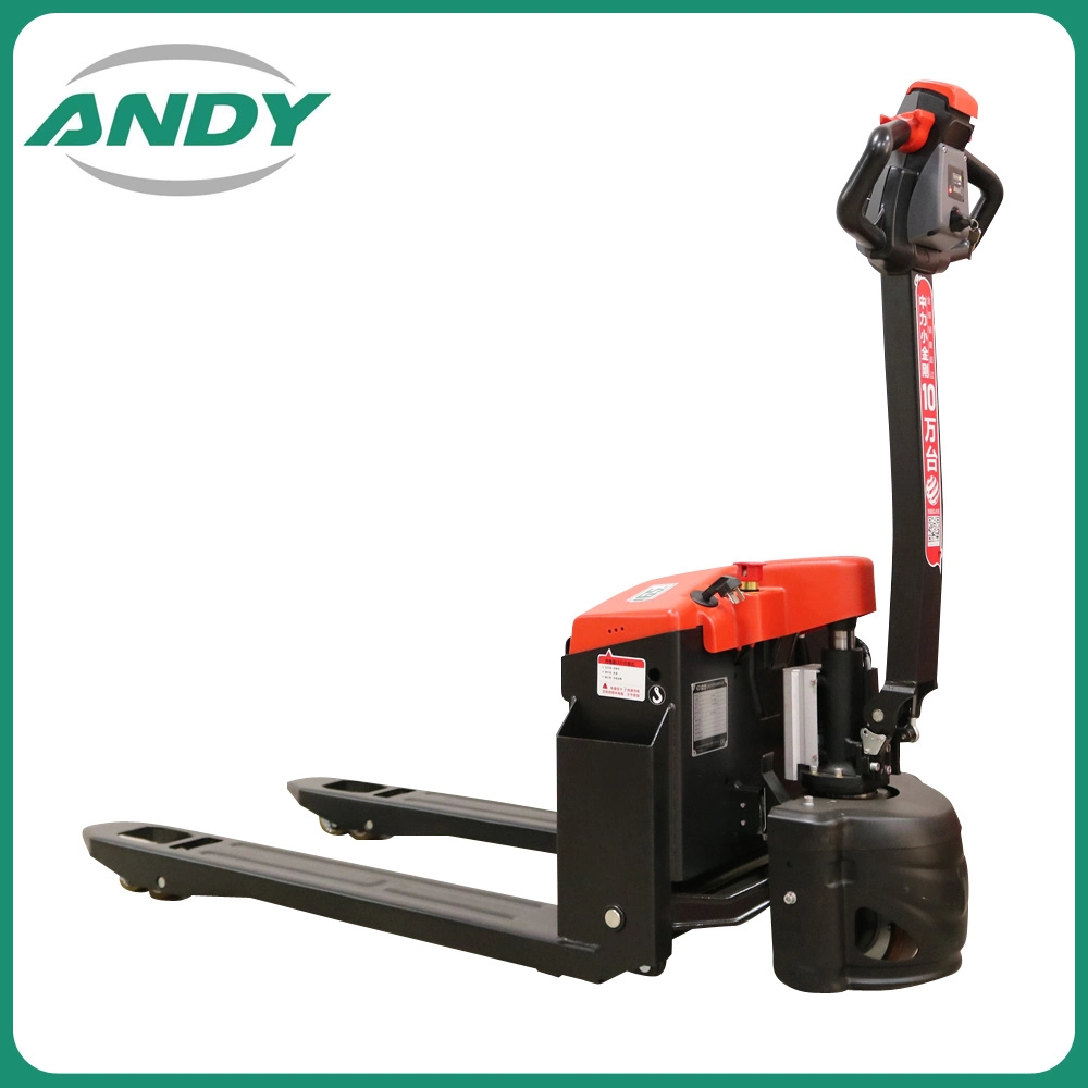Full Electric Hand Pallet Truck 1.5 Ton 1500kg Hand Pallet Truck Mini Electric Pallet Truck