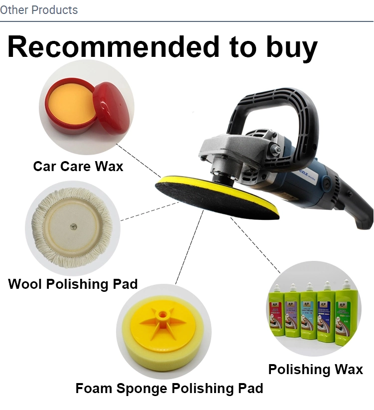 1200W 180mm Da Auto Wet Polisher Electrical Buffer Metal Flex Polisher Wax Polish Polisher Pulidora