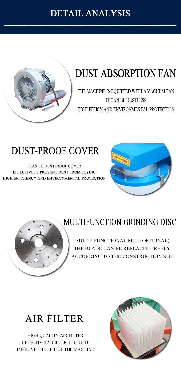 Concrete Floor Concrete Grinder Polisher Floor Surface Grinding Machine