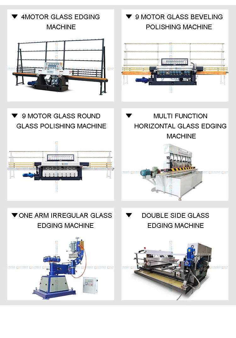 Irregular Big Glass Shape Edging Grinding Polishing Machine/ Inner and Outer Glass Grinding Machine