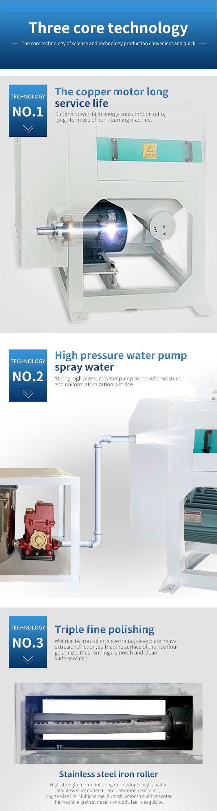 Good Quality Mini Capacity Rice Polisher Machine/ Mist Polisher