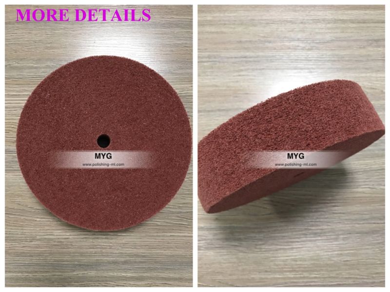 Maroon Buffing Abrasive Tool Buffing Wheels for Polishing Metals