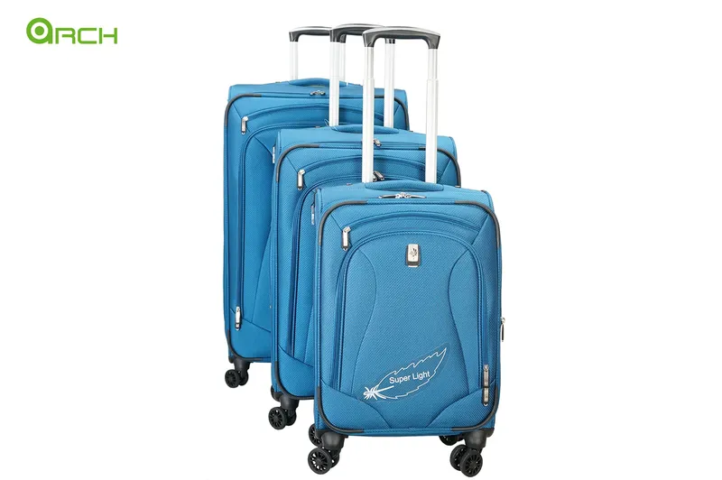 20" 24" 28" 3PCS Set Light Weight Trolley Travel Case with Link-to-Go System