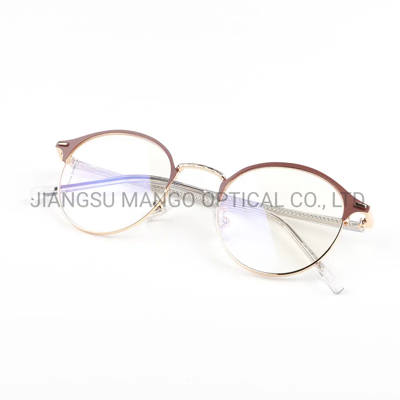 Design Model Fashion Lady Eyeglass Metal Optical Eyewear Frame