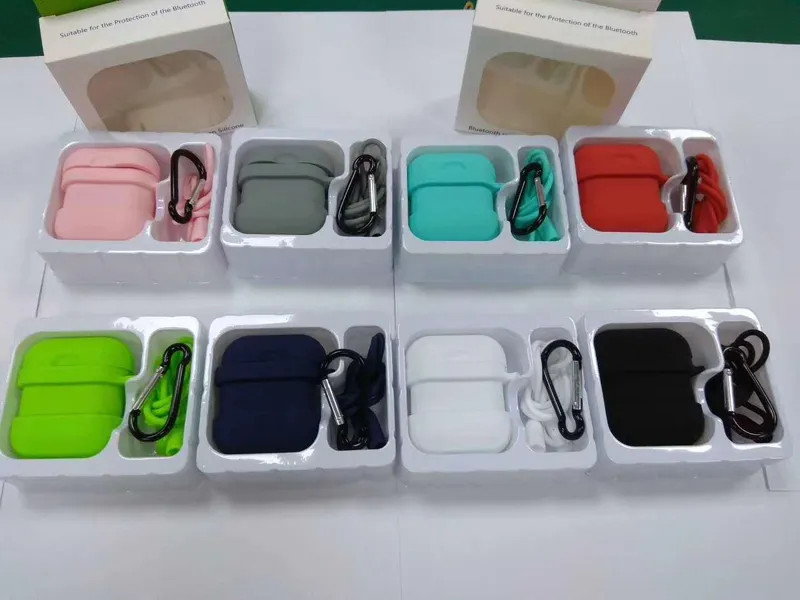 for Apple Airpods Charging Case Accessories Carrying Protective Silicone Skin Cover Case for Airpod Earphone