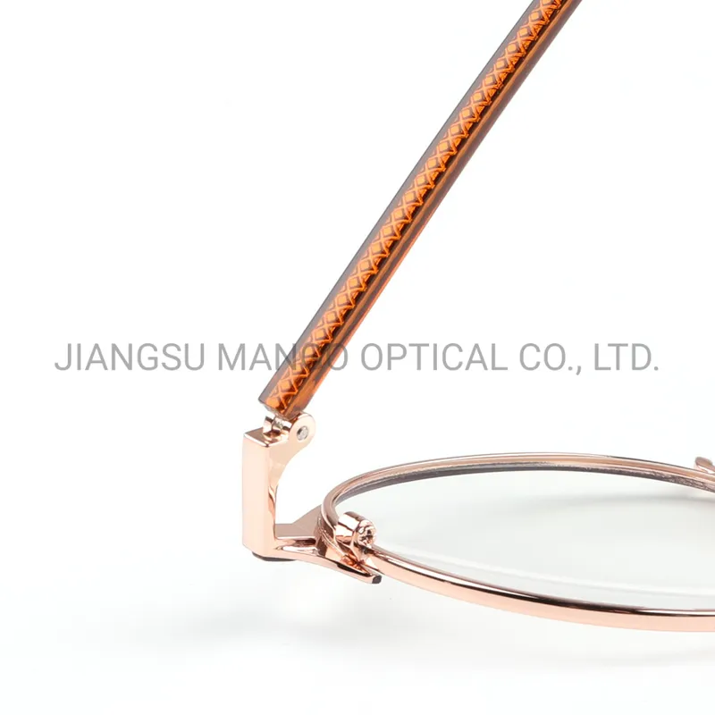 Design Model Fashion Lady Eyeglass Metal Optical Eyewear Frame