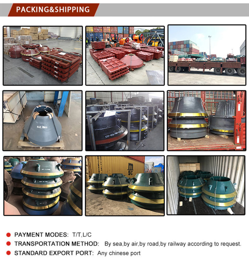 Stone Crusher Parts Concave for Cone Crusher
