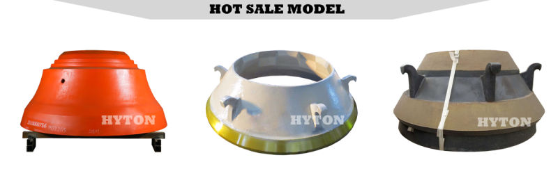 Hyton Gp500 Mn13cr2 Mn18cr2 Mn22cr2 Replacement Parts Concave and Mantle for Cone Crusher