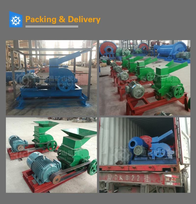 Gold Mining Machine Stone Breaking Crusher Machine 400X500 Rock Hammer Mill with Diesel Engine