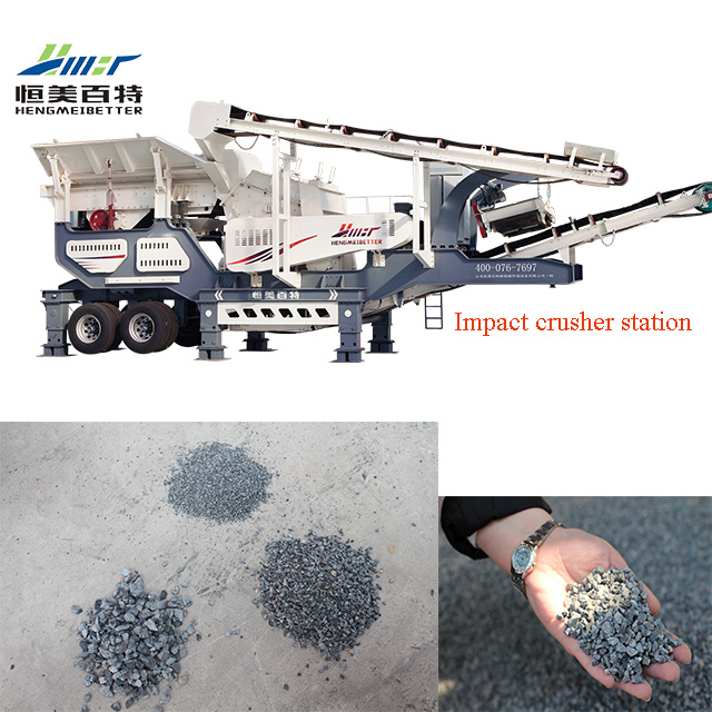 70-300t/H Mobile Impact Crushing Plant, Constroction Waste Crusher