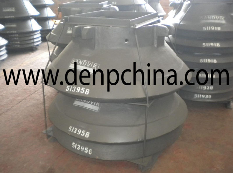 Concave and Mantle for Cone Stone Crusher Aggregate Processing Equipment
