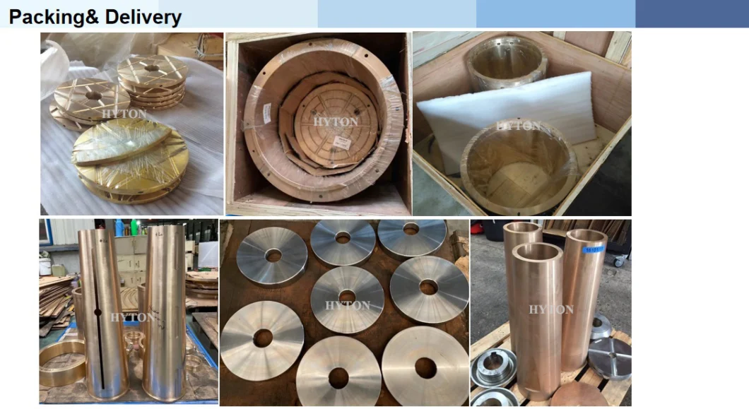 Cone Crusher Spares Bronze Parts Thrust Bearing for Sandvik CH420 H2800 Crusher