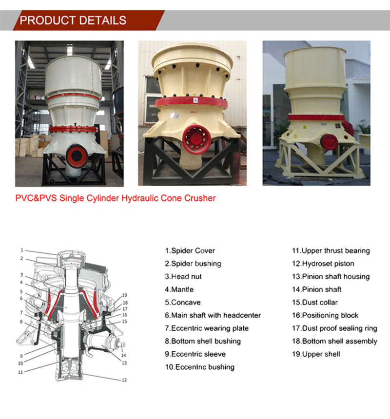 professional manufacturer hydraulic type CH440 CH660 cone crusher sandvik hydraulic