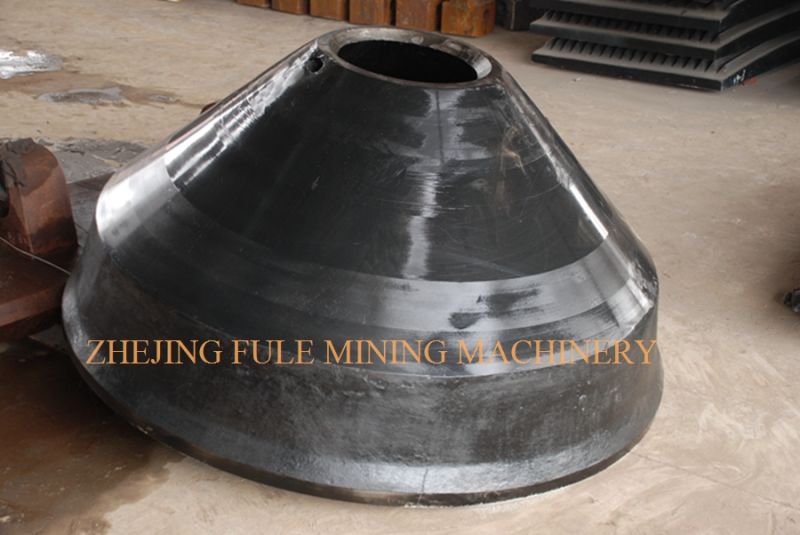 Cone Crusher Spare Parts for Bowl Liner and Concave