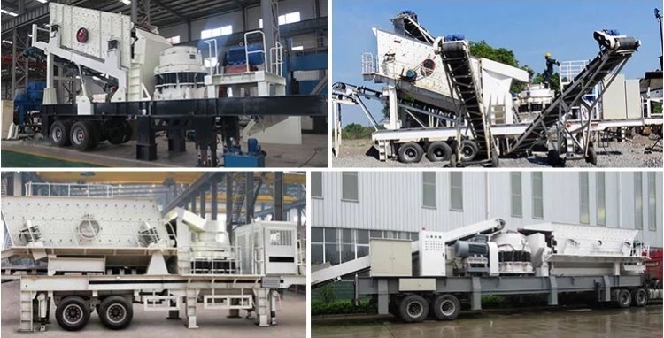 Concrete Crushing Mobile Crusher with Feeder