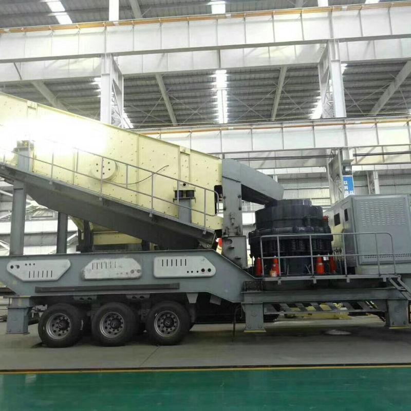 Portable Mobile Cone Crusher for Concrete Crushing Plant