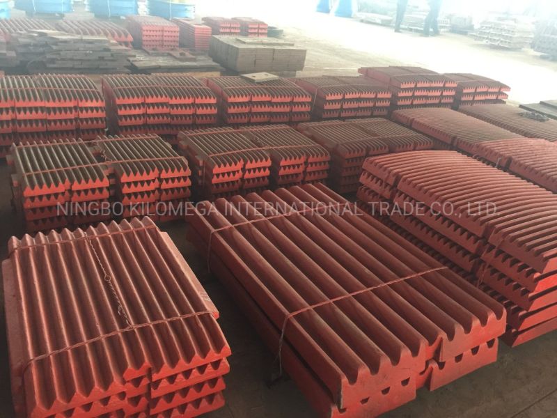 Customized Crusher Wear Parts Jaw Plate for Jaw Crusher