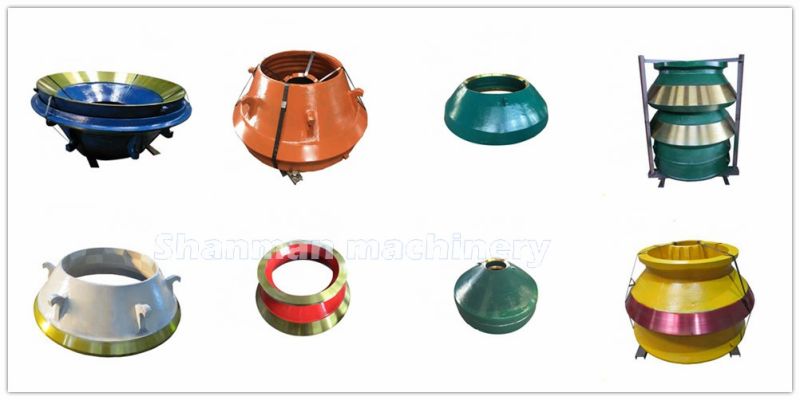 Mining Wear Concave Crusher Spare Parts of Crushers