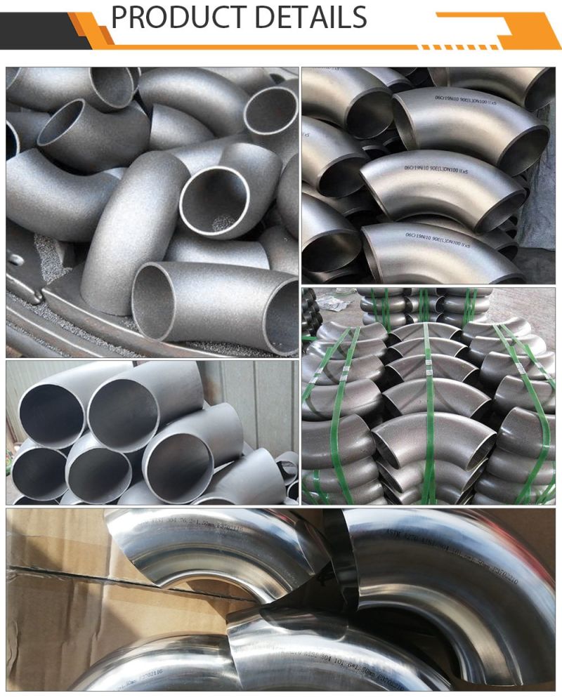High Quality Stainless Steel Elbow 45/90/180 Degree Inconel 625 Elbow