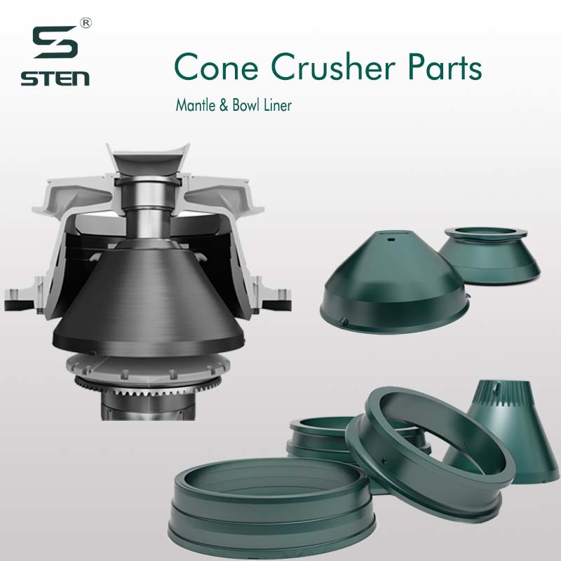 Mantle and Concave Cone Crusher Wear Parts Mining Machine Parts