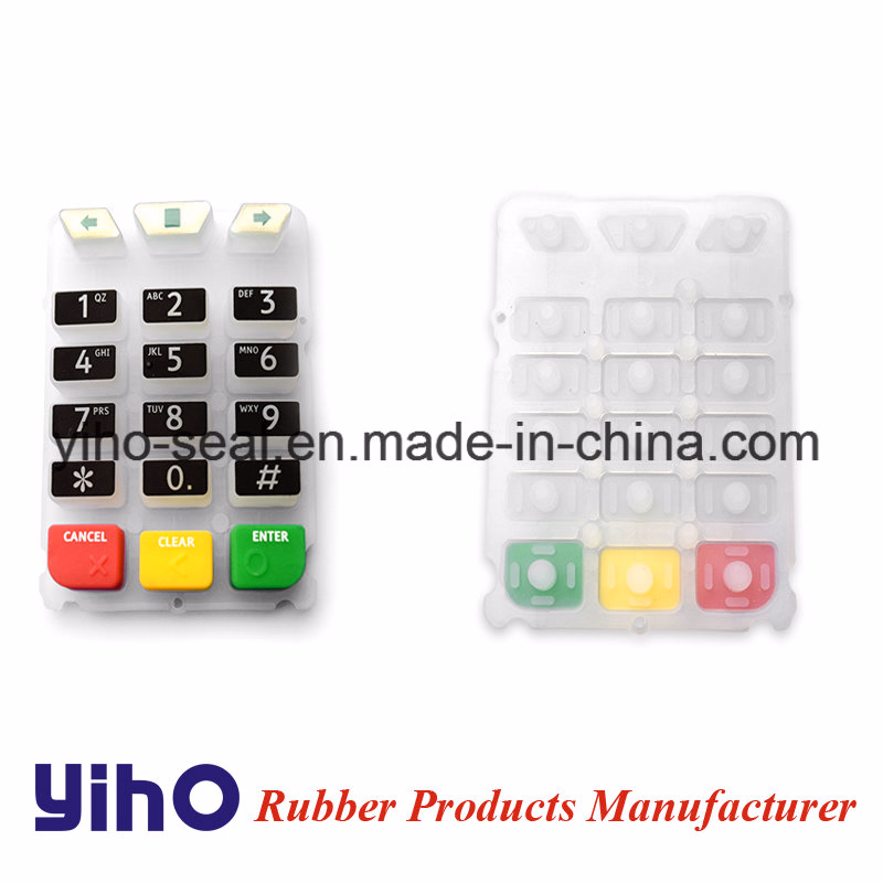 Rubber Push Button Covers in Silicone/NBR/FKM/Viton/Butyronitrile
