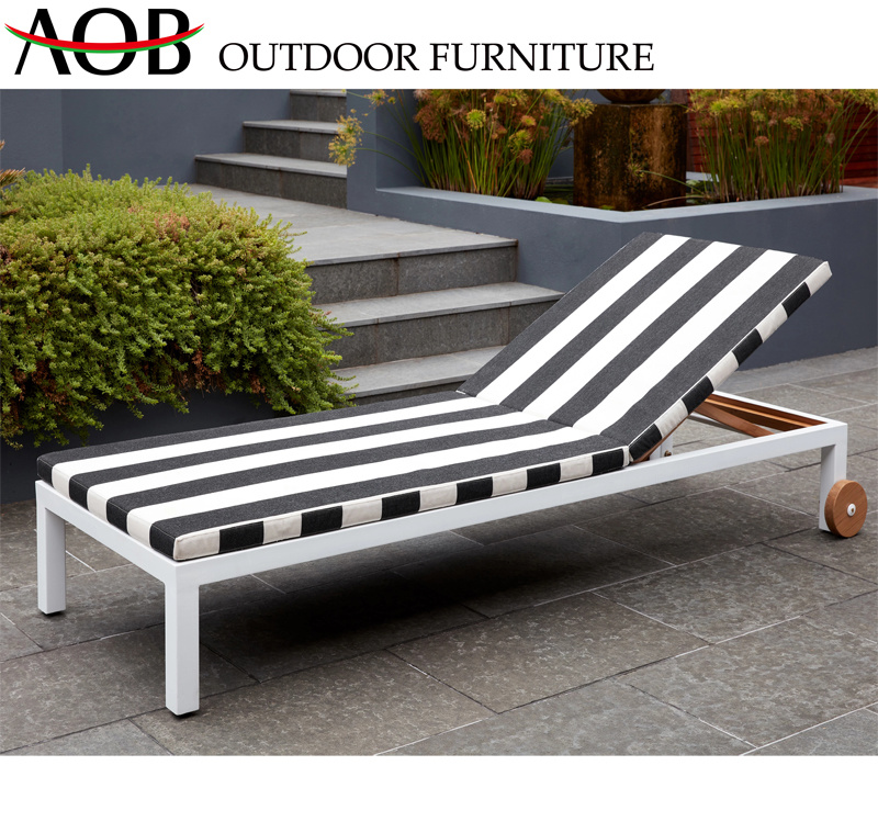 Aluminium Daybed Outdoor Garden Patio Livingroom Hotel Furniture&#160; Sun Lounger