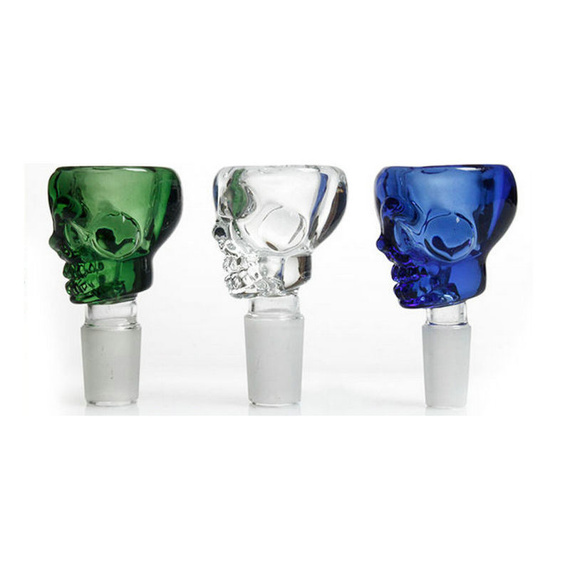 Skull Glass Bowl for Smoking Pipe Glass DAB Rig Bowl