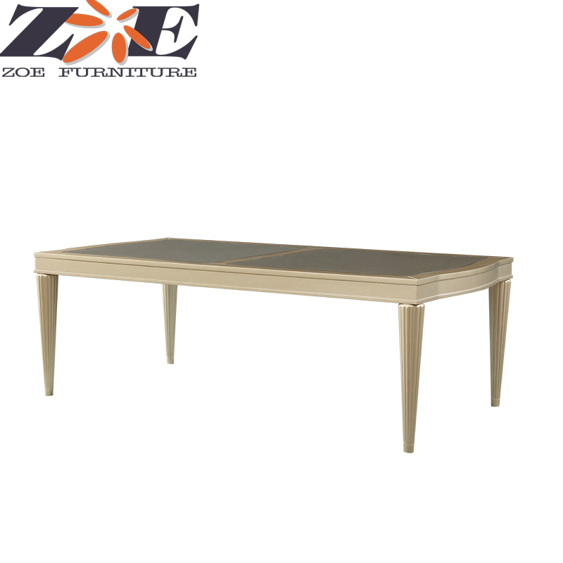 Home Furniture Dining Furniture Solid Wooden Frame Dining Table