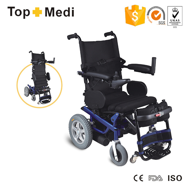 Topmedi Stand up Electric Wheelchair Designed for Disabled
