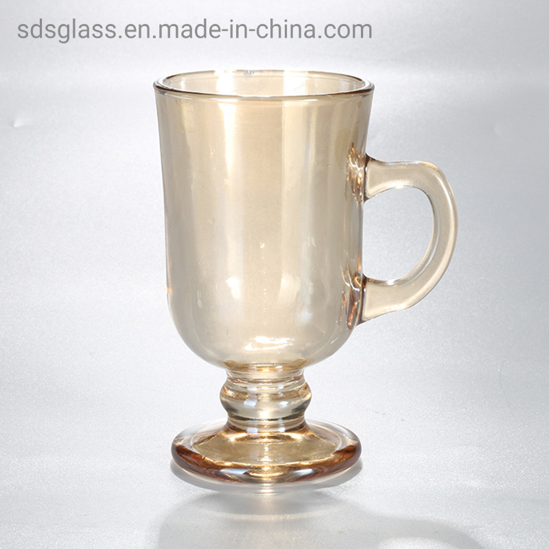 New Products 2020 4oz Amber Glass Mug for Coffee Tea