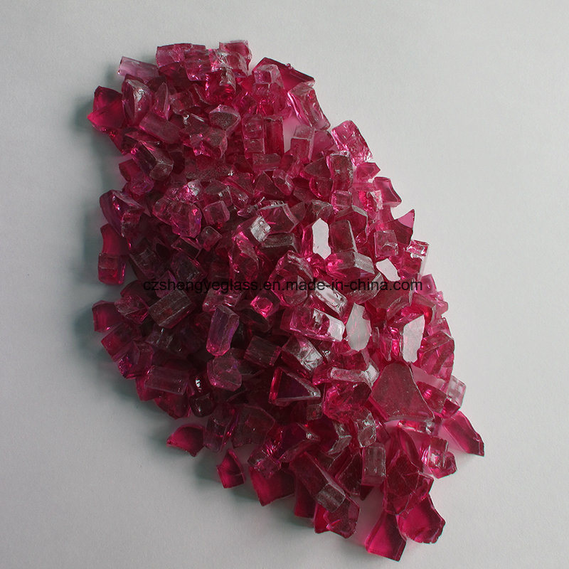 Top Sale Recycled Broken Colored Fire Glass for Decoration