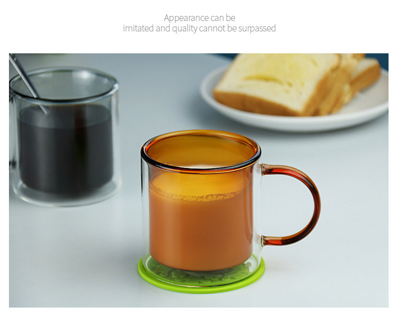 Insulated Coffee Mug Coffee Glass Double Wall Glass Coffee Cup Tea Cup