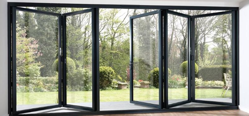 Exterior Bifold Design Glass Folding Door for Living Room