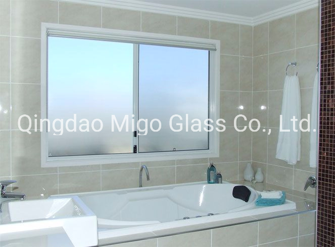 Figured Patterned Glass/Clear Rolled Glass/Art Glass/Bathroom Glass