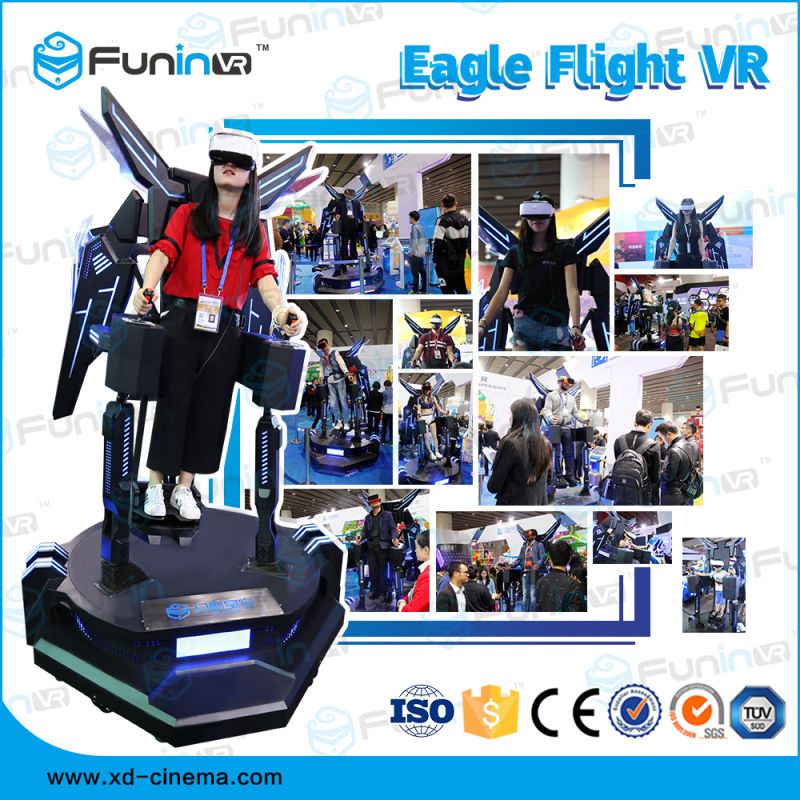 9d Virtual Reality Arcade Game Standing Vr Flight Simulator