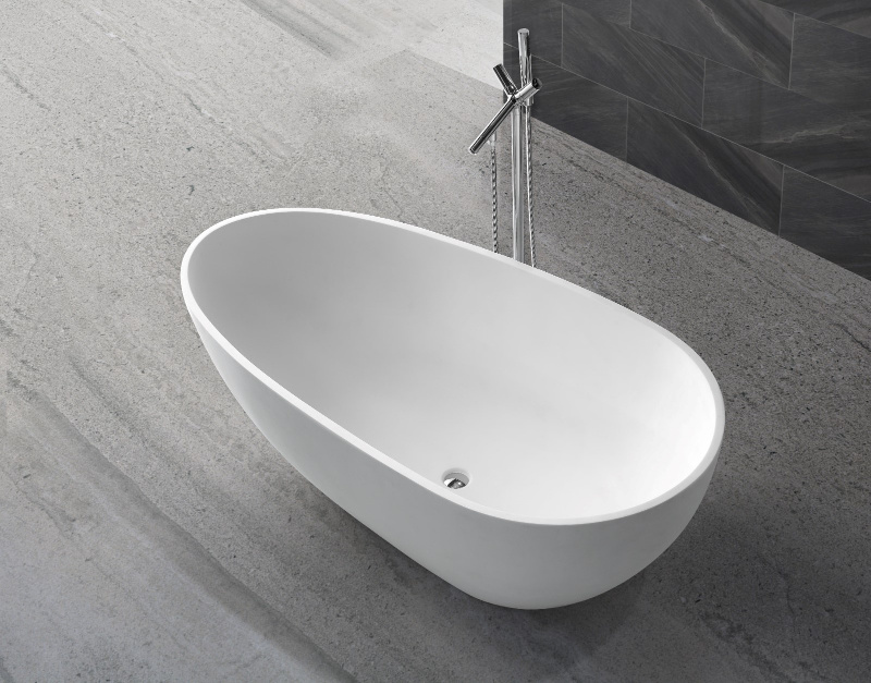 Freestanding Bath Tub Corian Solid Surface Bathtub