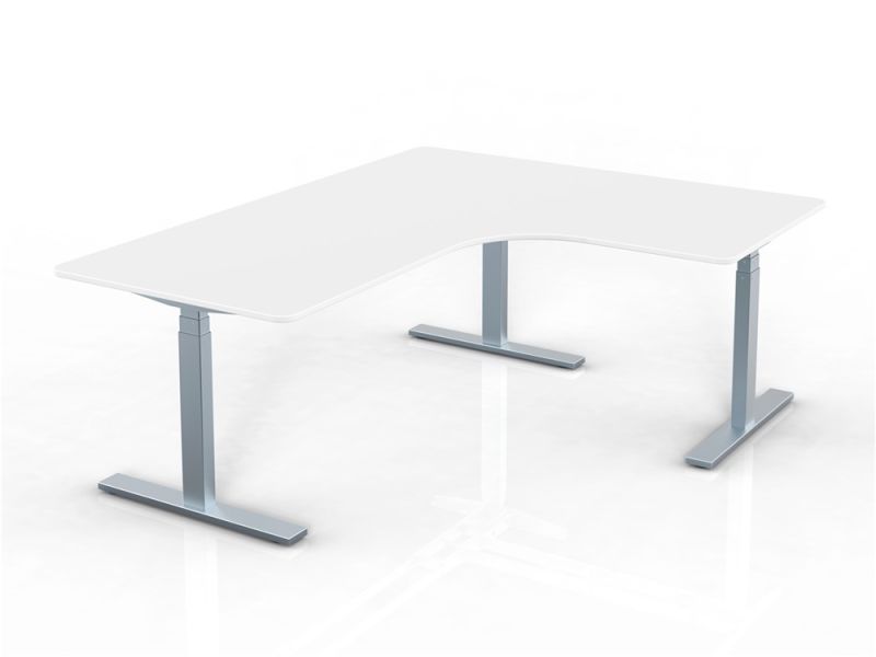 Uplift Hdr-A10L 90 Degree Height Adjustable Corner Standing Table